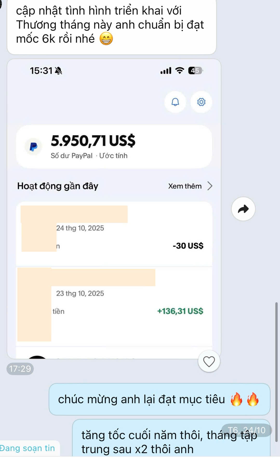 Kết quả học viên 8