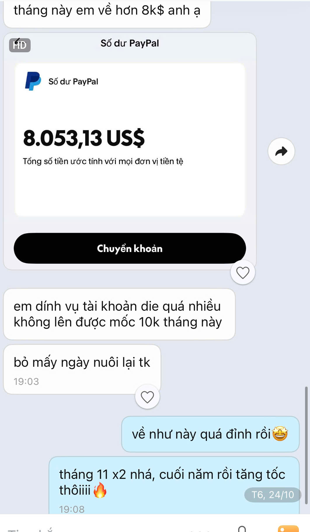 Kết quả học viên 9